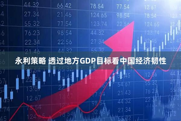 永利策略 透过地方GDP目标看中国经济韧性