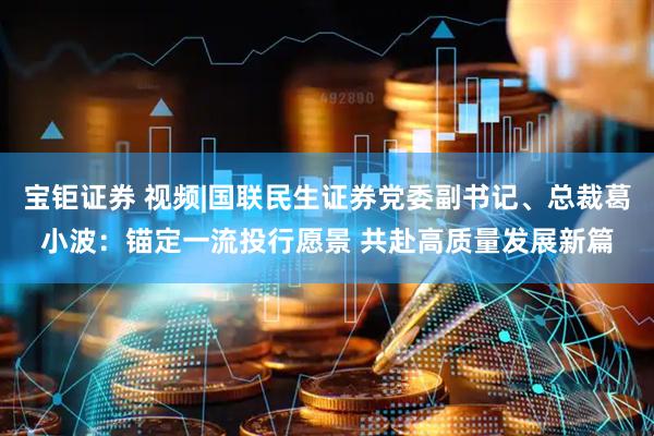 宝钜证券 视频|国联民生证券党委副书记、总裁葛小波：锚定一流投行愿景 共赴高质量发展新篇