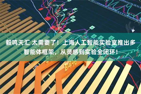 毅鸣天汇 太需要了！上海人工智能实验室推出多智能体框架，从灵感到实验全闭环！